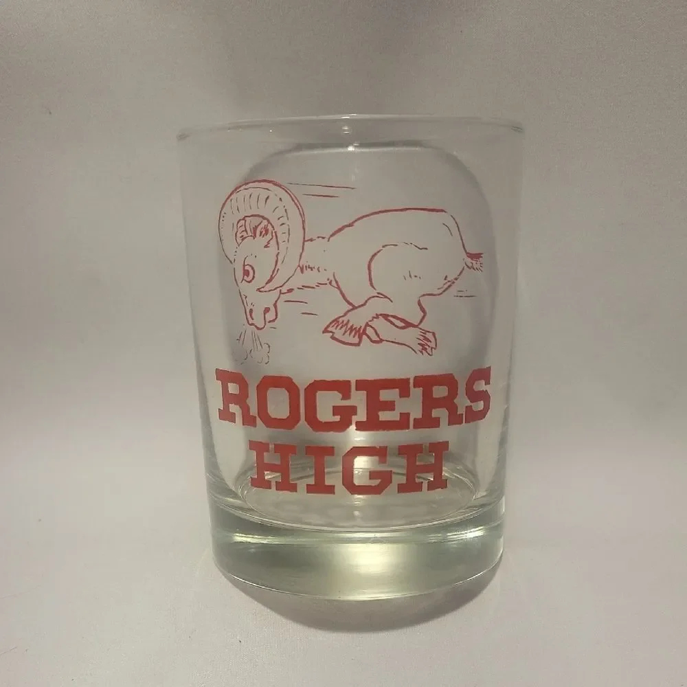 Rogers High Red Bar Glass